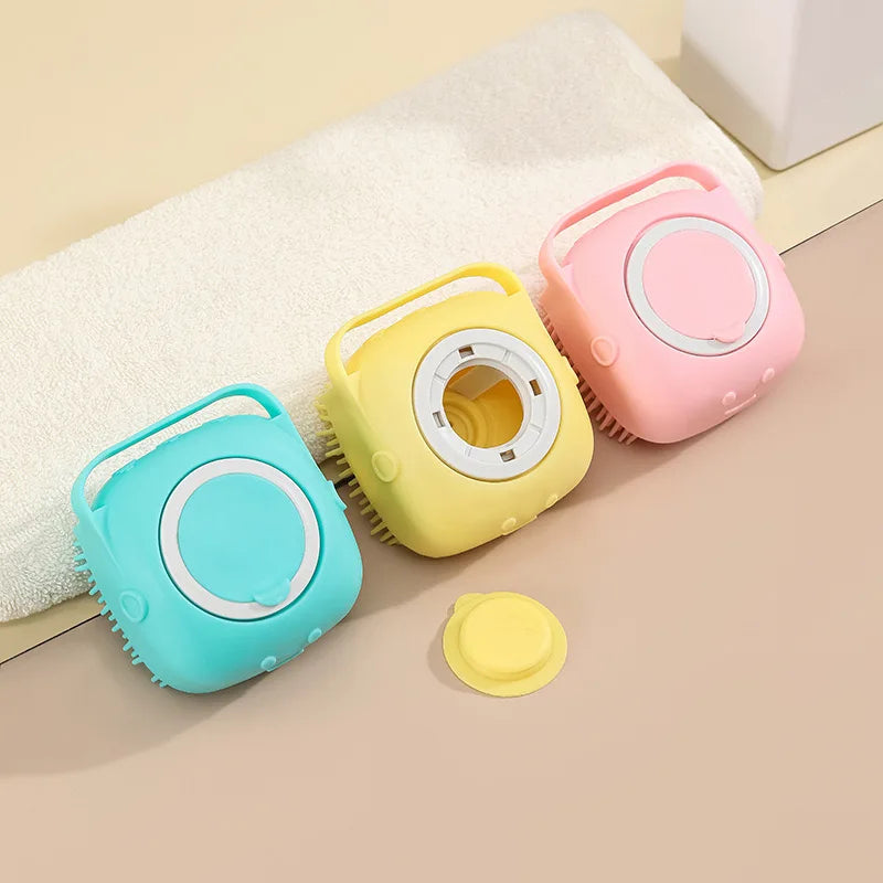 Pet Silicone Bath Brush