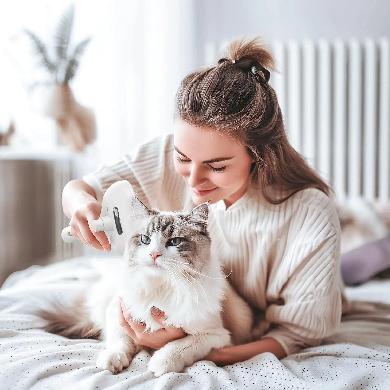 Spray Cat Brush for Shedding