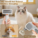 Dog Shedding Brush Self-Detangling Professional Hair Remover