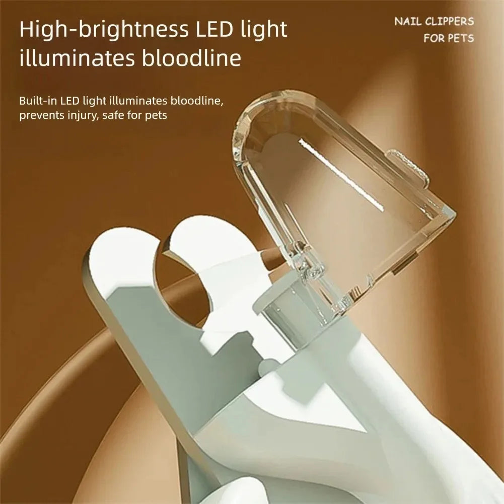 Pet Nail Clippers with LED Lights
