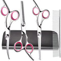Dog Grooming Scissors Kit, Professional Scissors for Grooming with Safety Round Tips, Grooming Shears for Dogs Cat Pet At Home