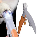 LED Pet Nail Clippers With Light Cat Dog Cleaning Scissors